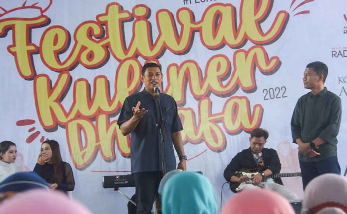 Hadir dan Sapa Masyarakat, Wali Kota Kediri Apresiasi Festival Kuliner Dhuafa