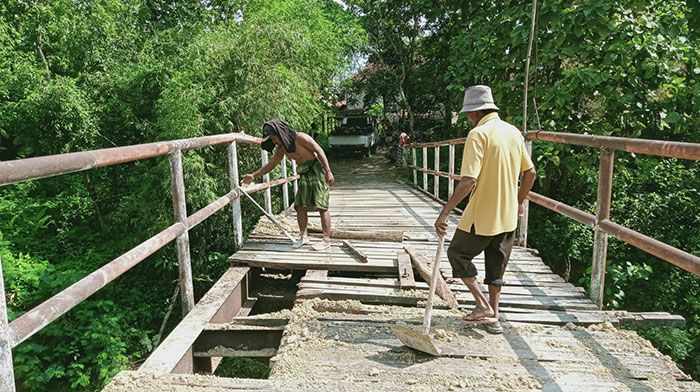 Rekonstruksi Dua Jembatan Prioritas di Sampang Diajukan ke BNPB
