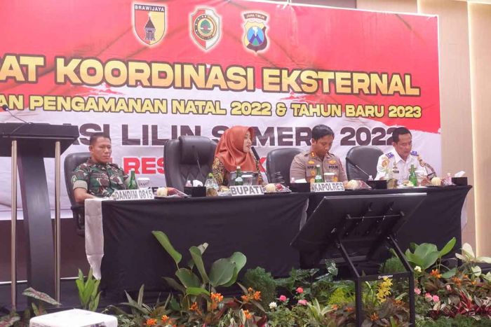 Rakor Bersama Forkopimda, Bupati Mojokerto Minta Jaga Pengamanan saat Natal dan Tahun Baru 2023