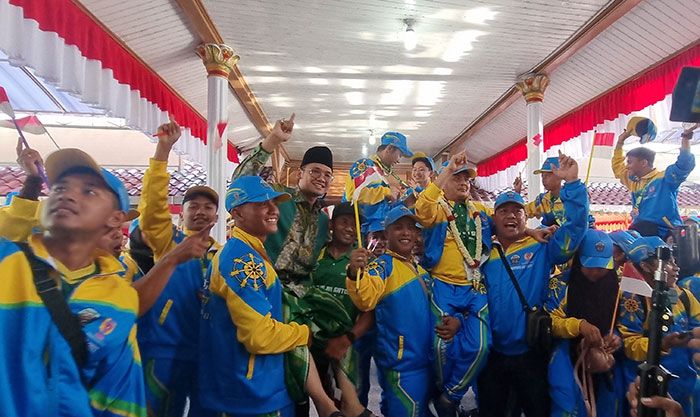 Raih 16 Emas di Porprov Jatim 2022, Atlet dari Bangkalan Disambut Meriah