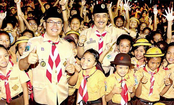 Wabup Lepas Kontingen Panggalang ke Indonesia Scout Challenge Gresik Wabup Lepas Kontingen Panggalang ke Indonesia Scout Challenge Gresik