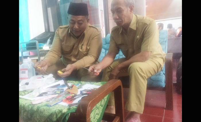 Puluhan Barang Sitaan JCH Dikembalikan ke Kemenag Kediri