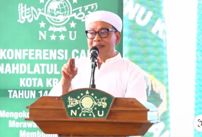 Buka Acara Konfercab PCNU Kota Kraksaan Probolinggo, Kiai Mutawakil Minta Pengurus Jaga Akhlak