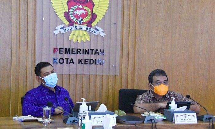 Ikuti Rakor Virtual Tindak Pidana Korupsi KPK, Wali Kota Kediri: Ini Peringatan untuk Kita Semua