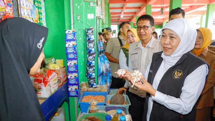 Tinjau Pasar Banjarejo, Gubernur Khofifah Pastikan Harga Stabil Jelang Idul Adha 2026