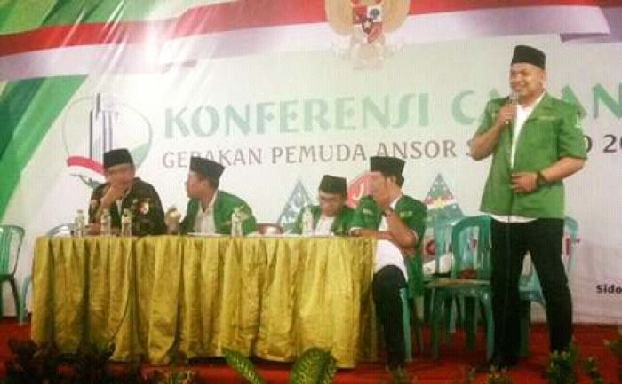 Calon Tunggal, Rizza Terpilih Aklamasi Jadi Ketua GP Ansor Sidoarjo