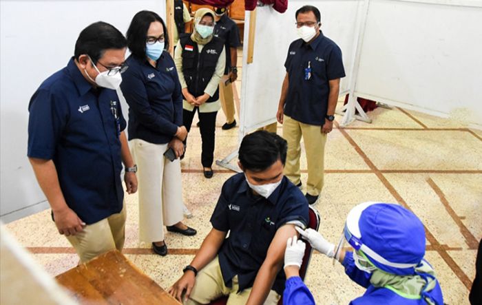 Dukung Pemerintah, Petrokimia Gresik Gelar Vaksinasi Gotong Royong untuk 3.179 Peserta