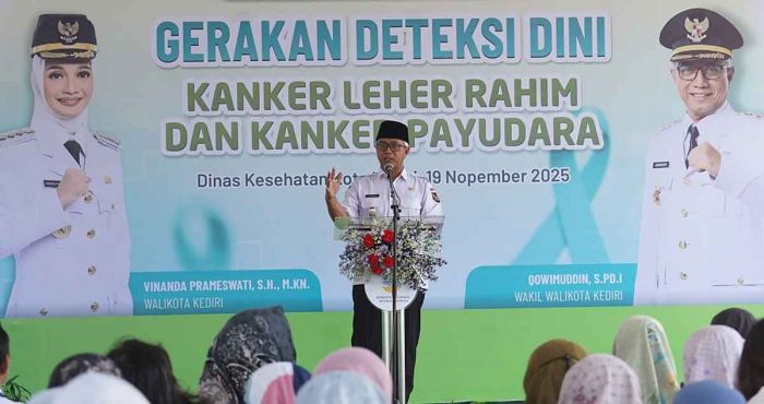 Wakil Wali Kota Kediri Ajak Perempuan Lakukan Deteksi Dini Kanker
