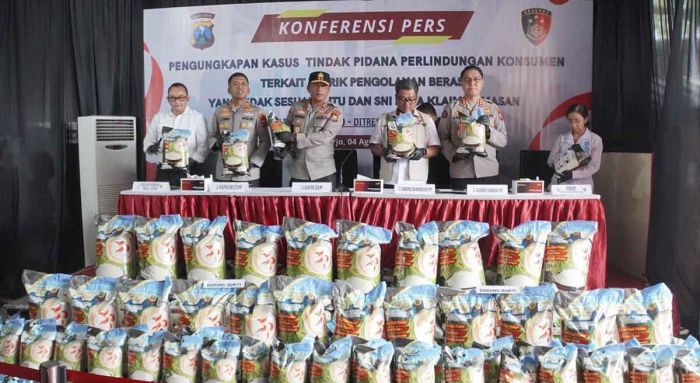 Ungkap Kasus Beras Oplosan Premium SPG, Polisi Amankan 12,5 Ton
