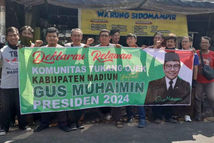 Komunitas Ojol Kabupaten Madiun Dukung Cak Imin Sebagai Capres 2024