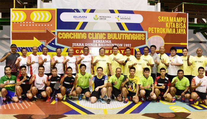 Kepala Bappenas dan Chandra Wijaya Semangati Peserta Coaching Clinic PB PG