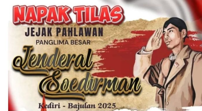 Gerak Jalan Napak Tilas Soedirman Kediri-Bajulan Kembali Digelar Setelah Vakum 16 Tahun