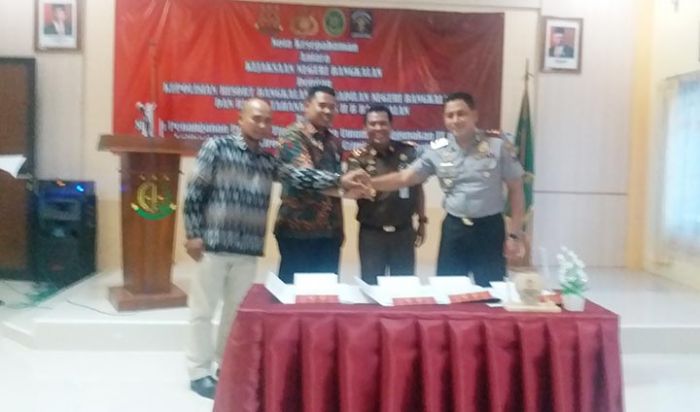 Percepat Pemberkasan Perkara, Kejari Bangkalan Launching E-ICJS