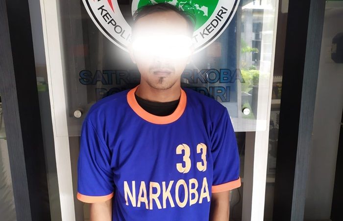 Edarkan Sabu, Pria Nambaan Ditangkap Buser Satresnarkoba Polres Kediri