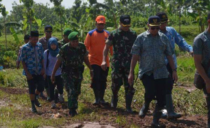 Tinjau Tanggul Sungai Avour Jambon, Bupati Tuban Janji Tangani Penyebab Banjir