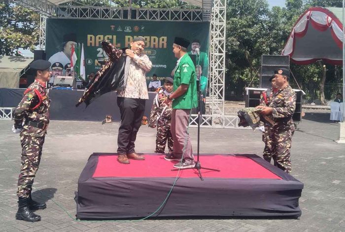 PC GP Ansor Ngawi Resmikan Gedung Baru dan Jadikan Bupati Ony Sebagai Anggota Kehormatan Banser  