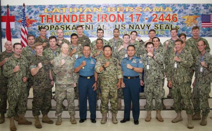 Latma Thunder Iron 17- 2446 antara Kopaska TNI AL dengan US Navy Seals Resmi Dibuka