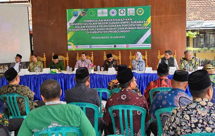 Sukseskan Program Sertifikasi Tanah Wakaf, BPN Kabupaten Probolinggo Gandeng Mahasiswa KKN UINSA Sukseskan Program Sertifikasi Tanah Wakaf, BPN Kabupaten Probolinggo Gandeng Mahasiswa KKN UINSA