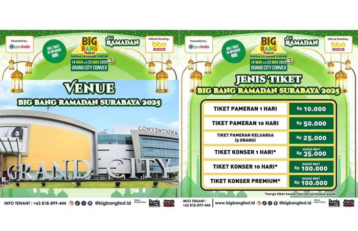 Big Bang Festival 2025 Siap Ramaikan Suasana Ramadhan di Surabaya