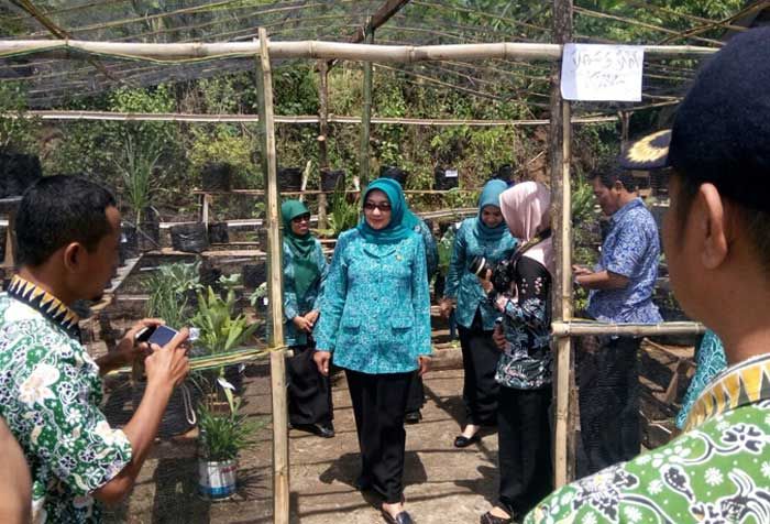 Persiapan Lomba Clean and Green, Ketua PKK Tuban Monitoring 4 Desa di Senori