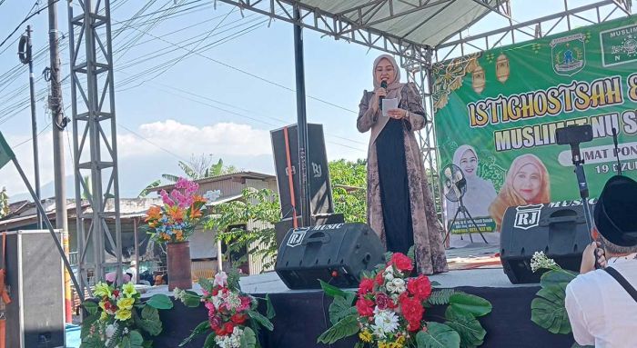 Istighosah Kubro Gempol, Mbak Mela Pesan Jaga Aqidah Aswaja