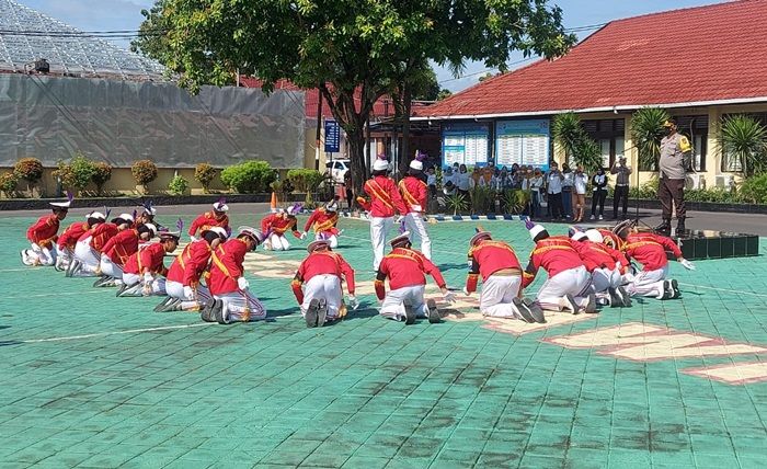Aksi Polisi Cilik Warnai Puncak Peringatan Hari Lau Lintas ke-67 di Polres Ngawi