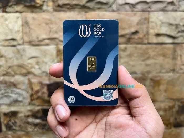 Hingga Hari Ini Harga Emas UBS Masih Merosot, 1 Gram Turun Rp60.800