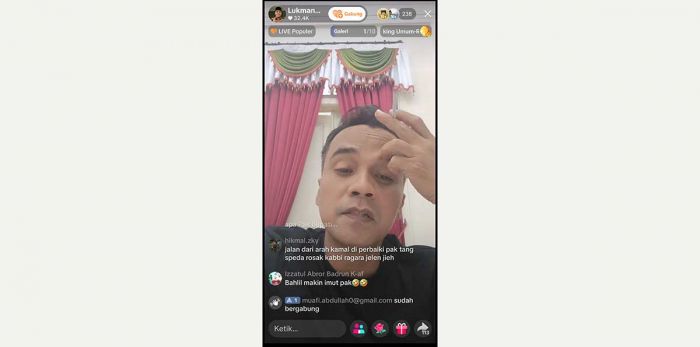 Jawab Keluhan Warga, Bupati Bangkalan Live TikTok 5 Jam