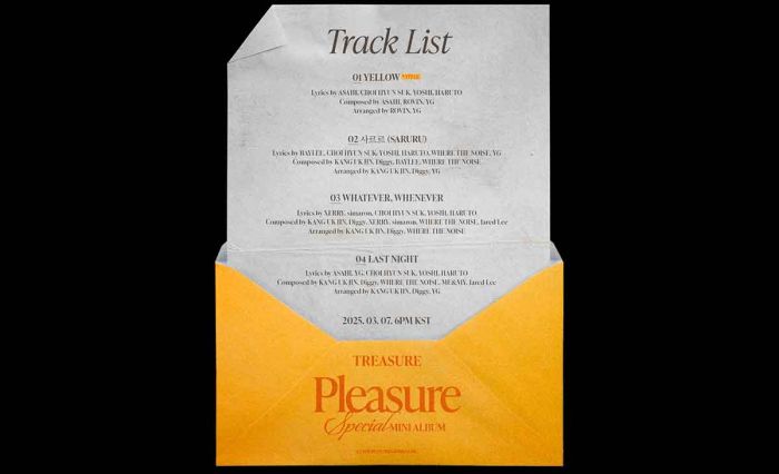 TREASURE Rilis Poster Daftar Lagu untuk Comeback Mini Album Spesial