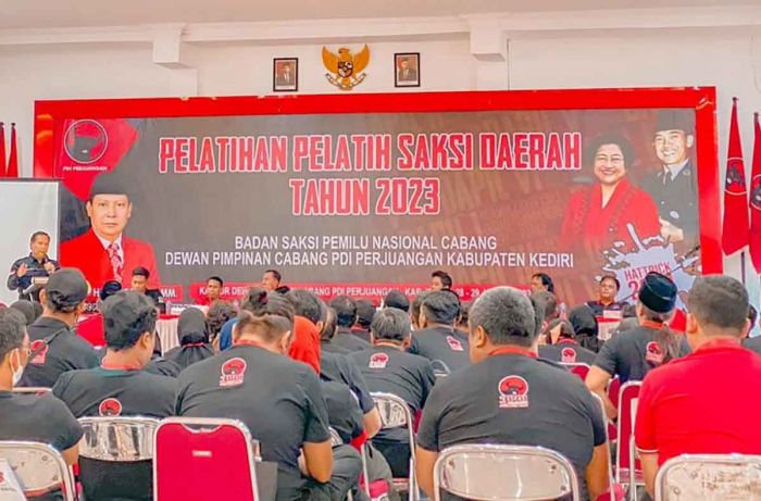 DPC PDIP Kabupaten Kediri Gelar Pelatihan Pelatih Saksi
