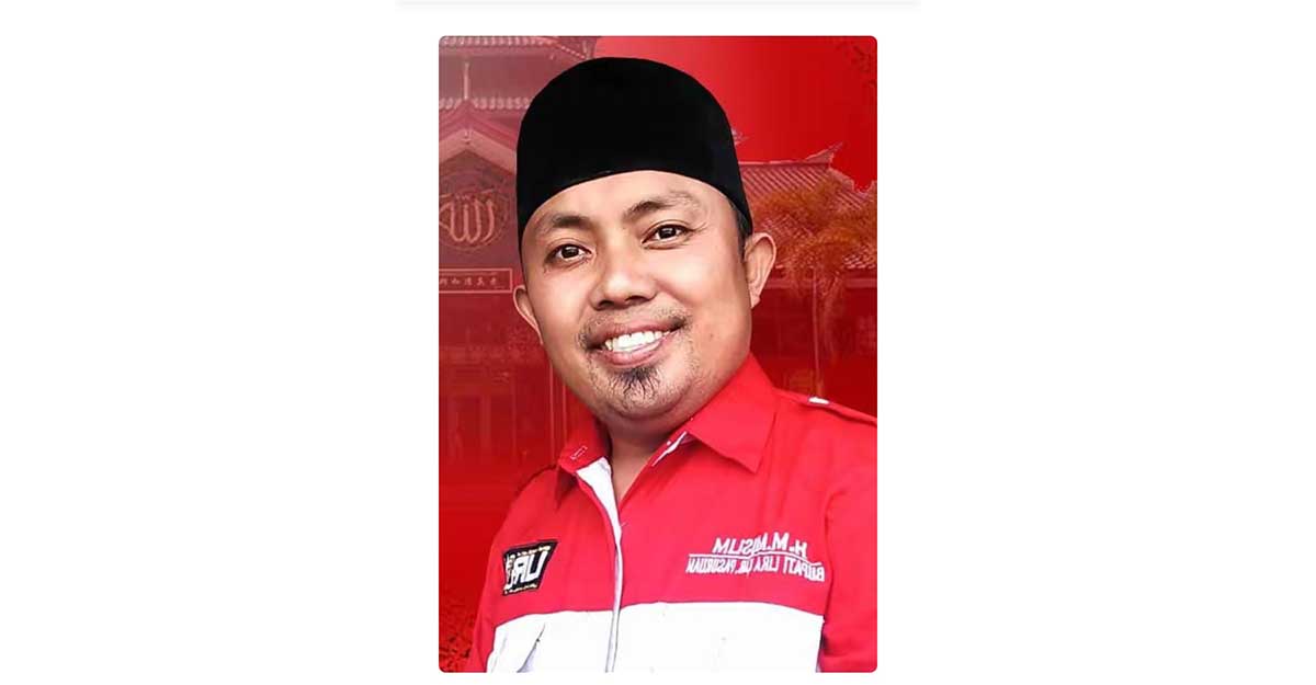 Bupati Lira Kabupaten Pasuruan, M. Muslimin.