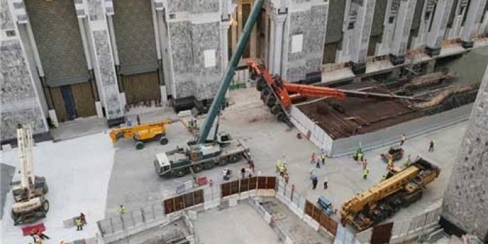 Crane yang roboh di Masjidil Haram. foto: http://en.farsnews.com