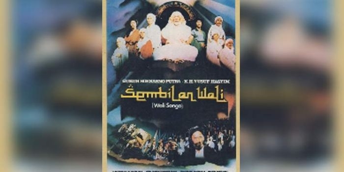 Poster film Sembilan Wali (Walisongo) yang melibatkan KHM Yusuf Hasyim. Foto: Wikipedia