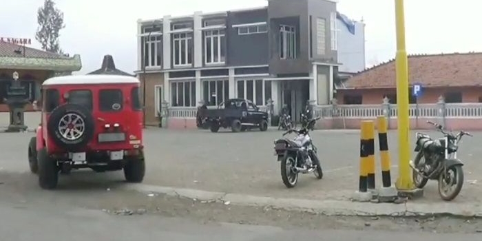 Hotel di Tosari tampak sepi.
