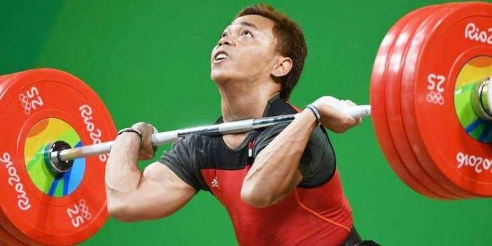 Aksi Eko Yuli Irawan yang menyumbangkan medali perak untuk Indonesia di Olimpiade Rio 2016.