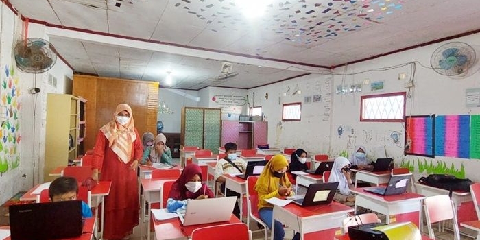 Uji Kompetensi Berbasis Literasi dan Numerasi yang diadakan Kualita Pendidikan Indonesia secara massal dan serentak. foto: istimewa