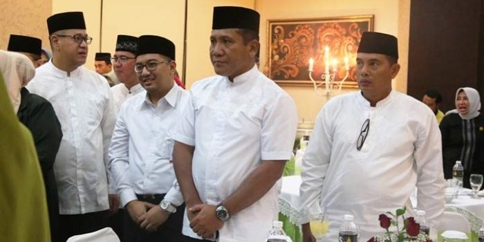 Kepala Staf Komando Armada II (Kas Koarmada II) Laksma TNI Ahmadi Heri Purwono, SE., MM di sela acara.