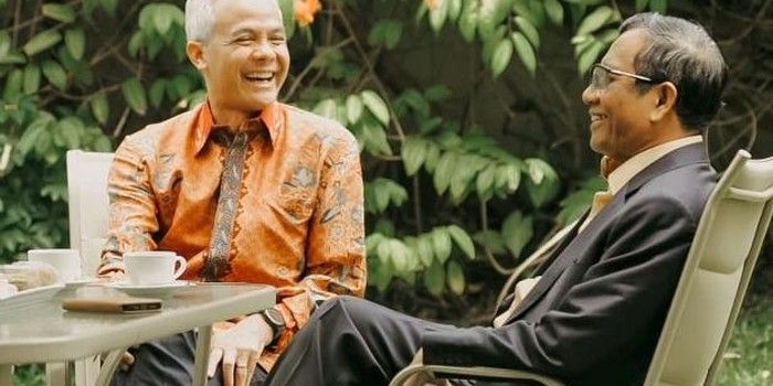 Ganjar Pranowo dan Mahfud MD. Foto: instagram ganjar pranowo 