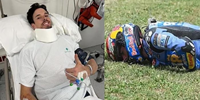 Kondisi Alex Marquez usai sukses menjalani operasi di Rumah Sakit Umum Catalunya.