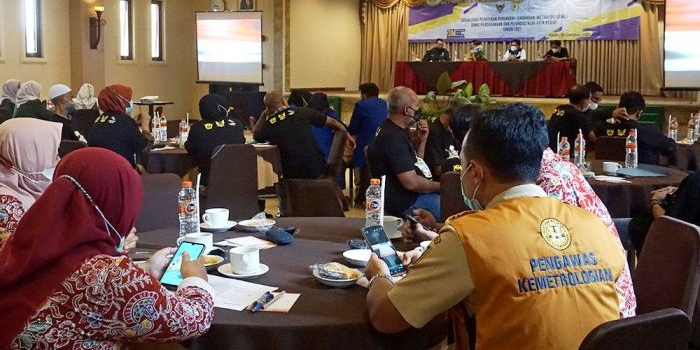 Suasana Sosialisasi Peraturan Perundang-undangan (Metrologi Legal) yang digelar Pemkot Kediri, Senin (25/10) lalu. Foto: Ist.