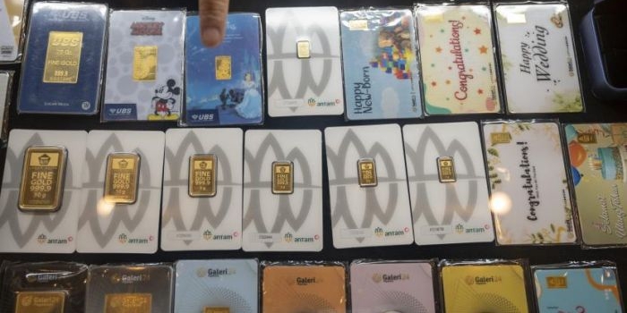 Harga emas produk Galeri24, Antam, dan UBS hari ini naik, simak daftarlengkapnya berikut ini. Foto: Ist.