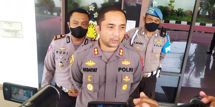 Kapolres Jombang, AKBP Moh Nurhidayat, saat memberi keterangan kepada awak media.