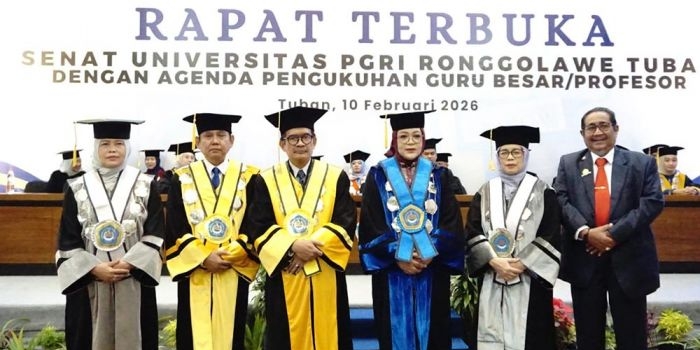 rektor-unirow-dan-dua-dosen-resmi-dikukuhkan-jadi-profesor