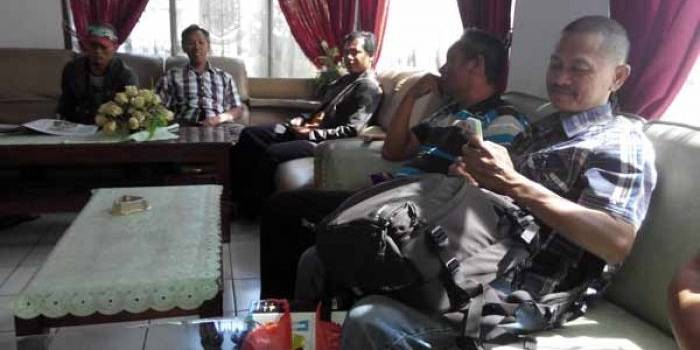 Perwakilan PKL ketika berjuang di DPRD Kota Mojokerto. (foto: yudi eko purnomo/BANGSAONLINE)