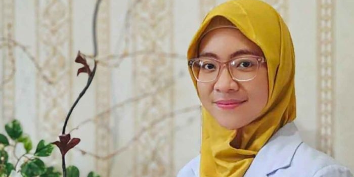 Dokter di Puskesmas Demangan, Kota Madiun, Tika Ayu Pratiwi.