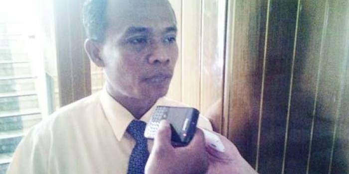 Kepala KPT, Paimin saat dikonfirmasi. Foto: imron/BANGSAONLINE.com