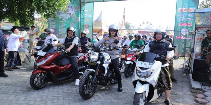 riding-to-muassis-ansor-jombang-turut-kampanyekan-safety-riding-bersama-kapolres-dan-bupati