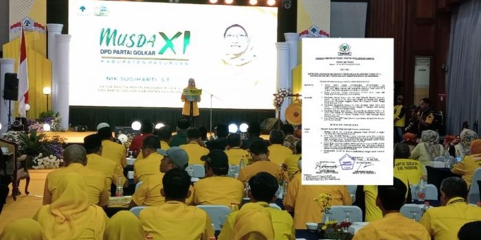 musda-xi-golkar-pasuruan-dinilai-cacat-hukum-sugiharti-sudah-sesuai-legalitas-formil