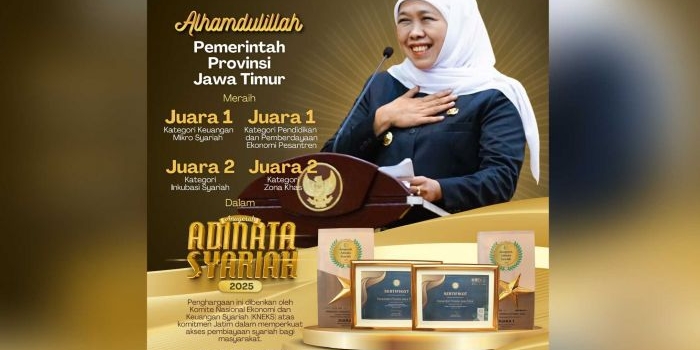 borong-10-penghargaan-anugerah-adinata-syariah-2025-gubernur-jatim-komitmen-perkuat-pondasi-ekonomi