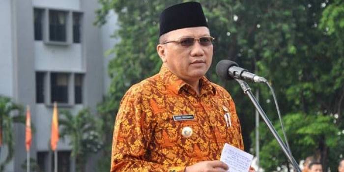 Penjabat Bupati Gresik Akmal Boedianto. foto: Syuhud Almanfaluty/ BANGSAONLINE